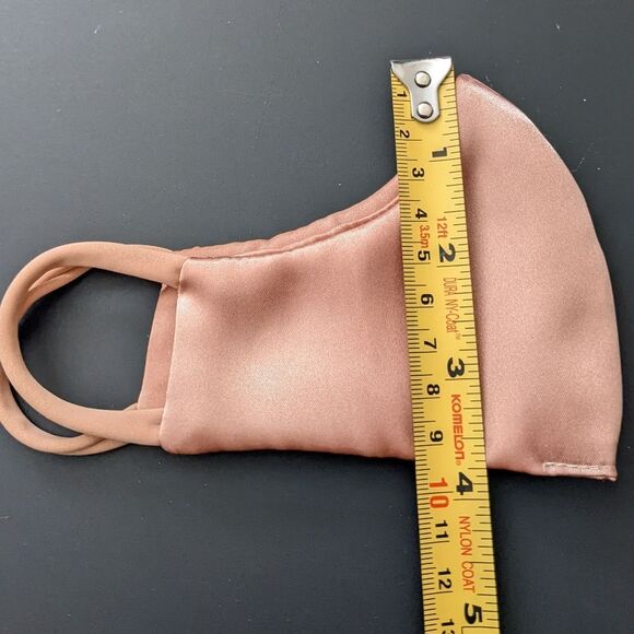 5/$25! New Satin Mask Rose Gold Child Size - Picture 6 of 6